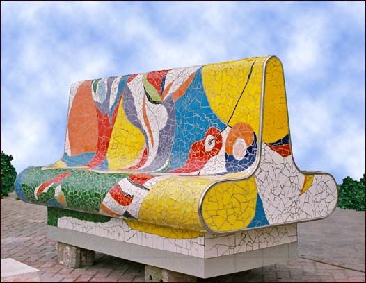 Mosiac bench